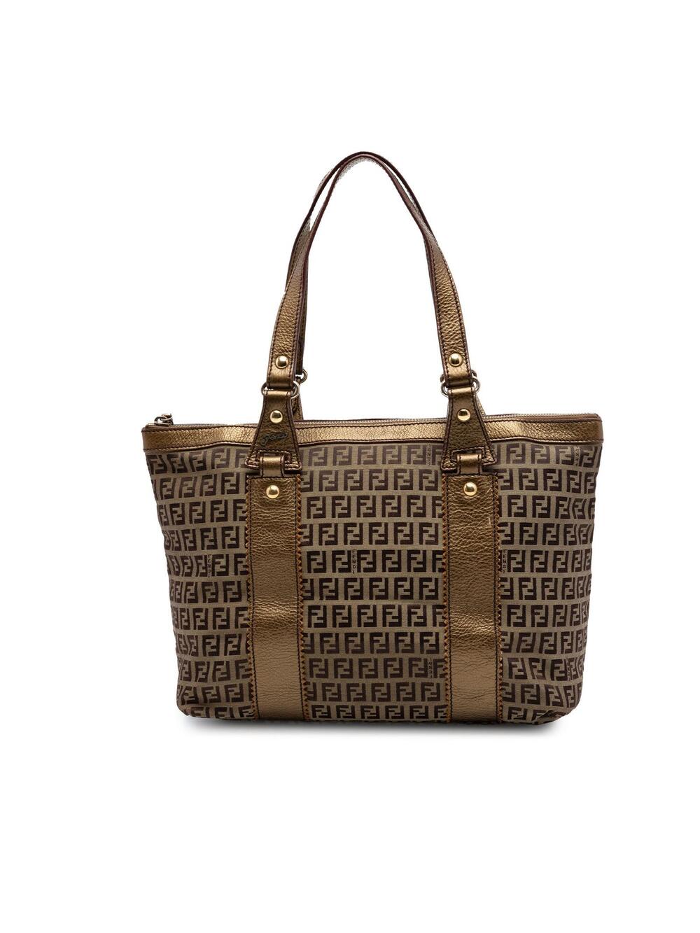 Fendi Zucchino Canvas Tote Pre-Loved #301485F61B